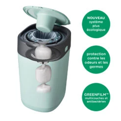 Tommee Tippee Poubelle à Couches Twist & Click Vert -Produits Pour Bébé sg095110242 6