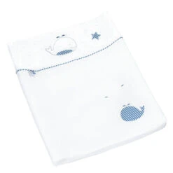 Matelas à Langer Petit Modèle Blue Baleine