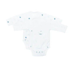 Lot De 2 Bodies Blanc Et Bleu Naissance Blue Baleine -Produits Pour Bébé st121012854 2