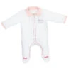 Pyjama Bébé Velours Blanc 3 Mois Avec Col Baby Swan -Produits Pour Bébé st125013431