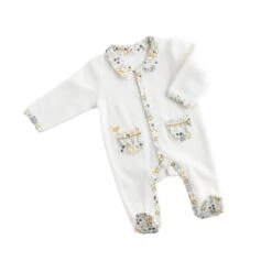 Pyjama Bébé Naissance Col Motif Végétal Promenons Nous