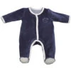 Pyjama Bébé Velours Bleu Merlin Naissance -Produits Pour Bébé st125092300