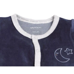Pyjama Bébé Velours Bleu Merlin 1 Mois -Produits Pour Bébé st125092347 1