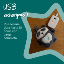 Tommee Tippee Peluche Musicale De Voyage Mini Grofriend - Pippo Le Panda -Produits Pour Bébé to083431062 3