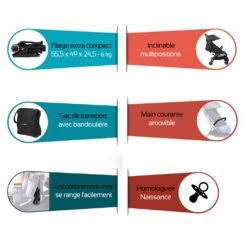 Poussette Canne Googoo Grise -Produits Pour Bébé tr041010096 4