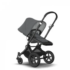 Bugaboo Pack Poussette Duo Caméléon3 Plus Complète Noir Gris Chiné -Produits Pour Bébé ug041333472 1