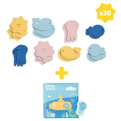 Badabulle Jouet De Bain Bébé Livre Et Puzzle