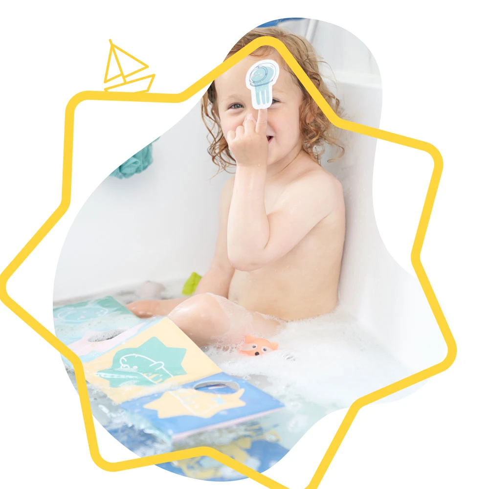 Badabulle Jouet De Bain Bébé Livre Et Puzzle 6 Badabulle Jouet De Bain Bébé Livre Et Puzzle – Image 4