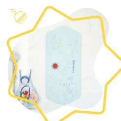 Badabulle Tapis De Bain Bébé Xxl Bleu 13 Badabulle Tapis De Bain Bébé Xxl Bleu -Produits Pour Bébé ul090074245 5