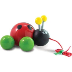 Vilac Jouet à Tirer Lady Bug La Coccinelle -Produits Pour Bébé vc082018236 2